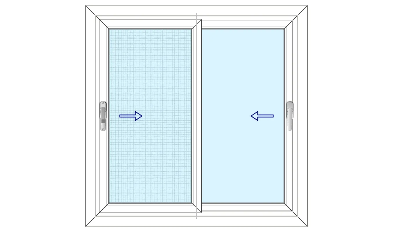 Janela de abrir duas folhas